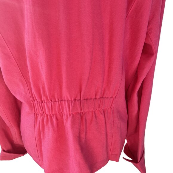 ❤️ Coldwater Creek Fuchsia Jacket-Shirt – Size M Chic & Versatile - Picture 6 of 12